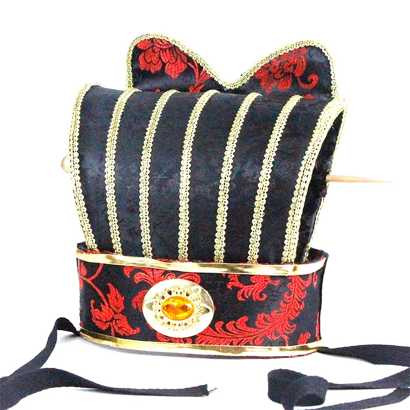 Chinese Ancient Costume Hat Emperor Prime Minister Headdress Hanfu Cos Prop Official Hats Traditional Cap Gift For Men