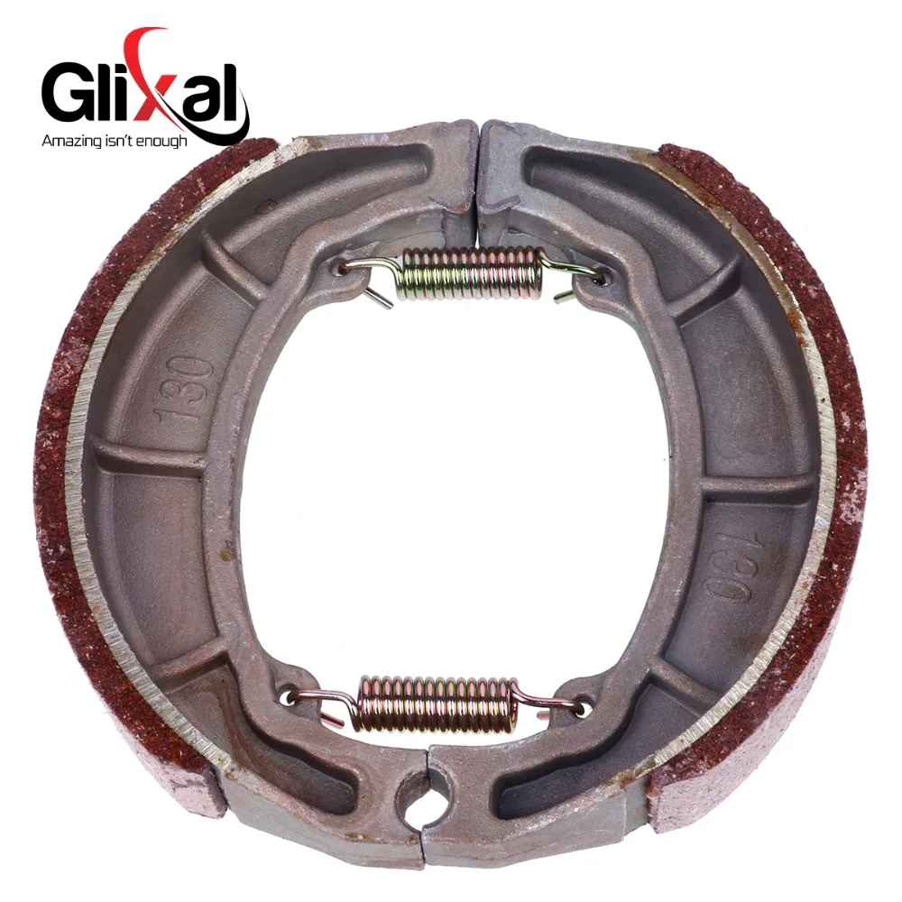 Glixal 125mm Rear Drum Brake Shoe for GY6 125cc 150cc 152QMI 157QMJ Scooter Moped ATV Go-Kart