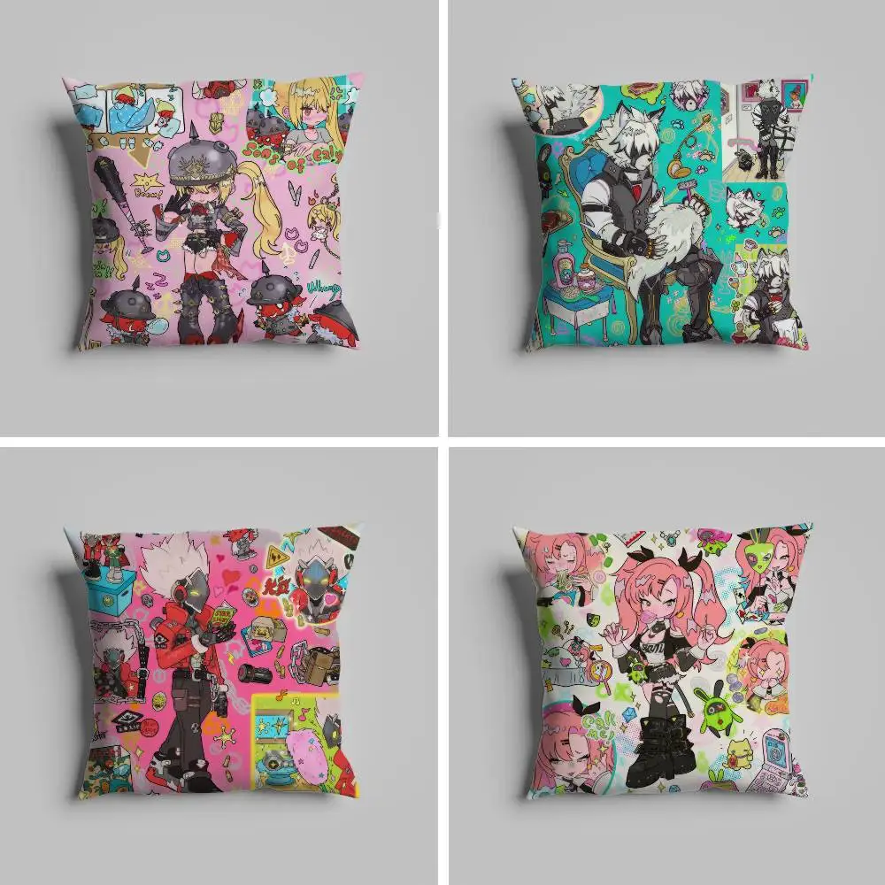 

Zenless Zone Zero Planner Pillow Case Pillowcase For Car Pillows 60x60 Cushions Luxury Double Sided Cover Home And Decoration S