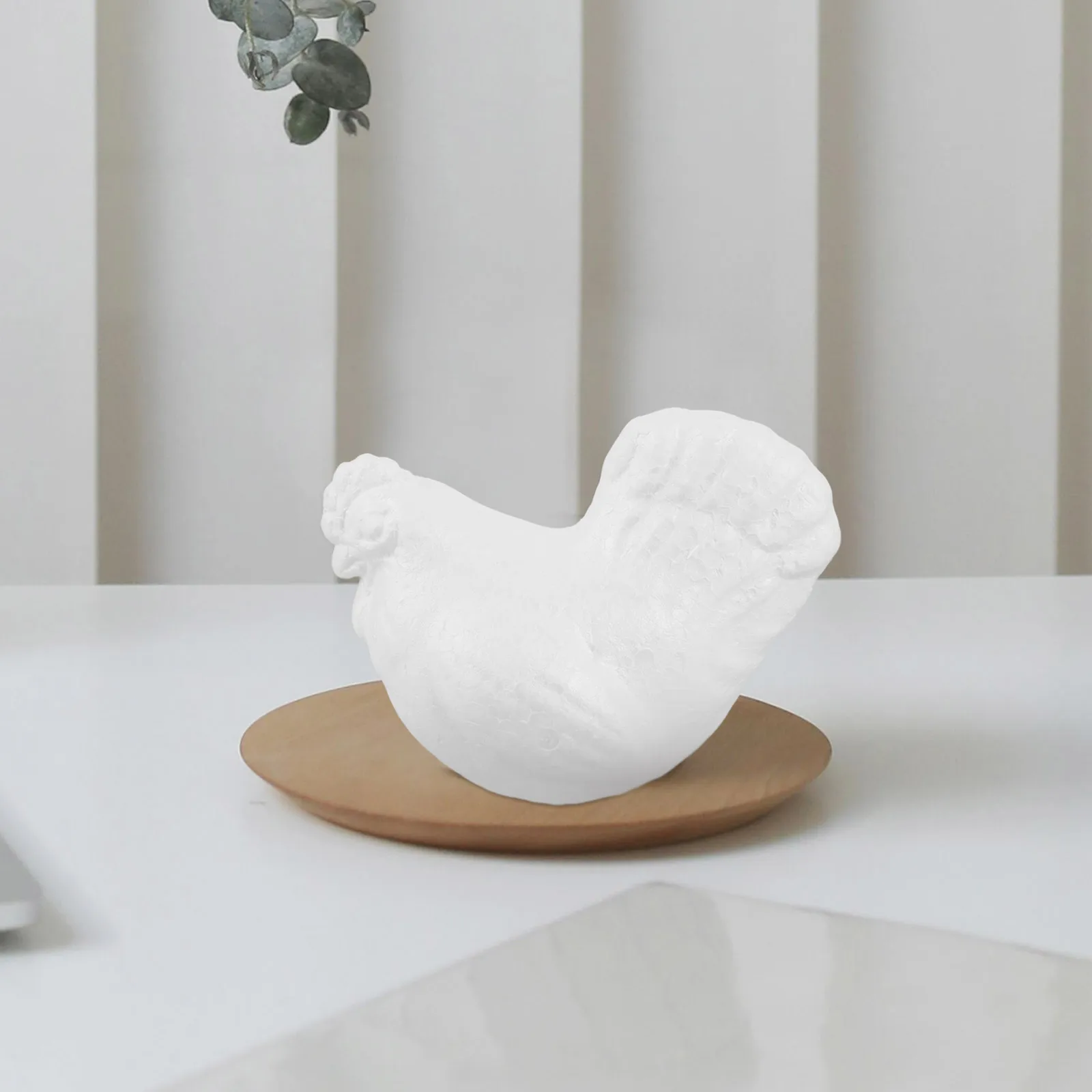 

5Pcs Decorative Chicken Foam Chicken Ornament Simulated Festival Decor Rustic Party Supplies Blank Foam Decor Foams Chickens