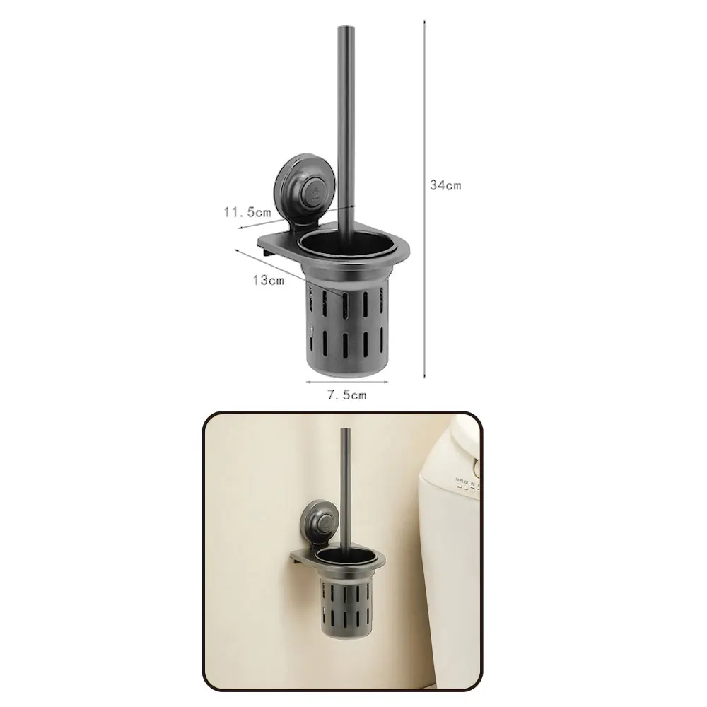 Set Accessori Bagno Nero Opaco 5 Pezzi – Porta Asciugamani 40 Cm, Porta Carta, Ganci – Acciaio Inox