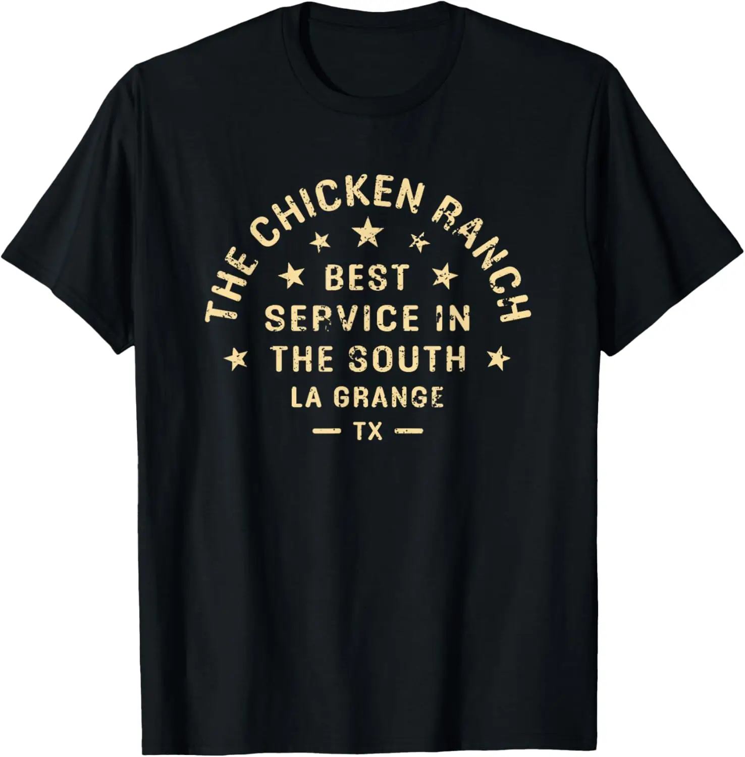 

Футболка Chicken Ranch Best Service In The South La Grange TX