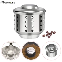 Stainless Steel Universal Moka Pot Anti-spray Cap for Espresso Coffee Maker Accessories Anti-Splash Valve Cover Spray-proof Lid