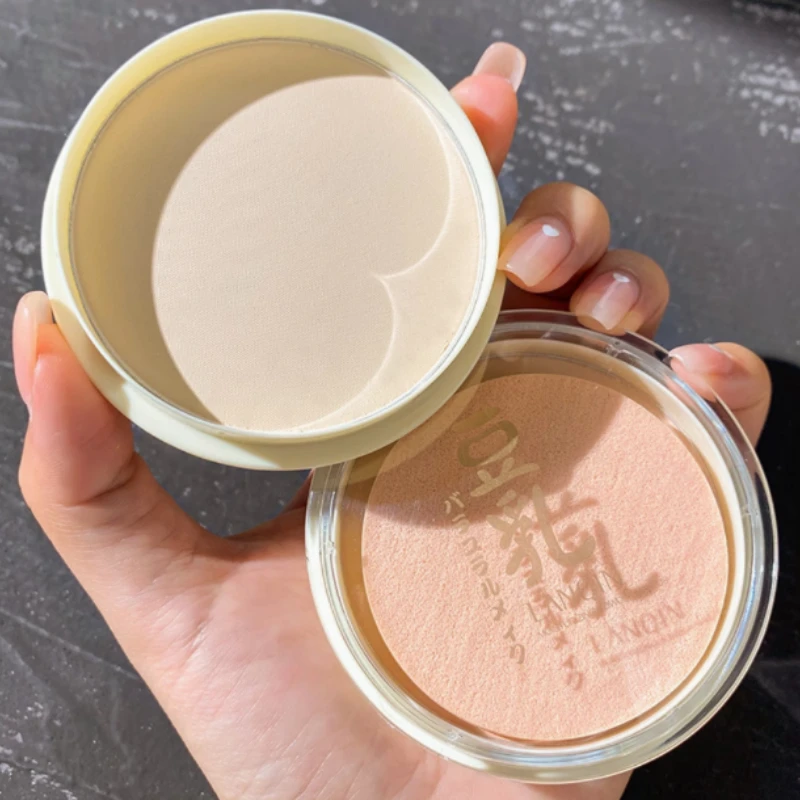 1Pcs Concealer Set Make-Up Sojamilch Pulver Bleaching Make-Up Langlebige Öl Kontrolle und Feuchtigkeitsspendende Pulver Japanische Natürliche Farbe