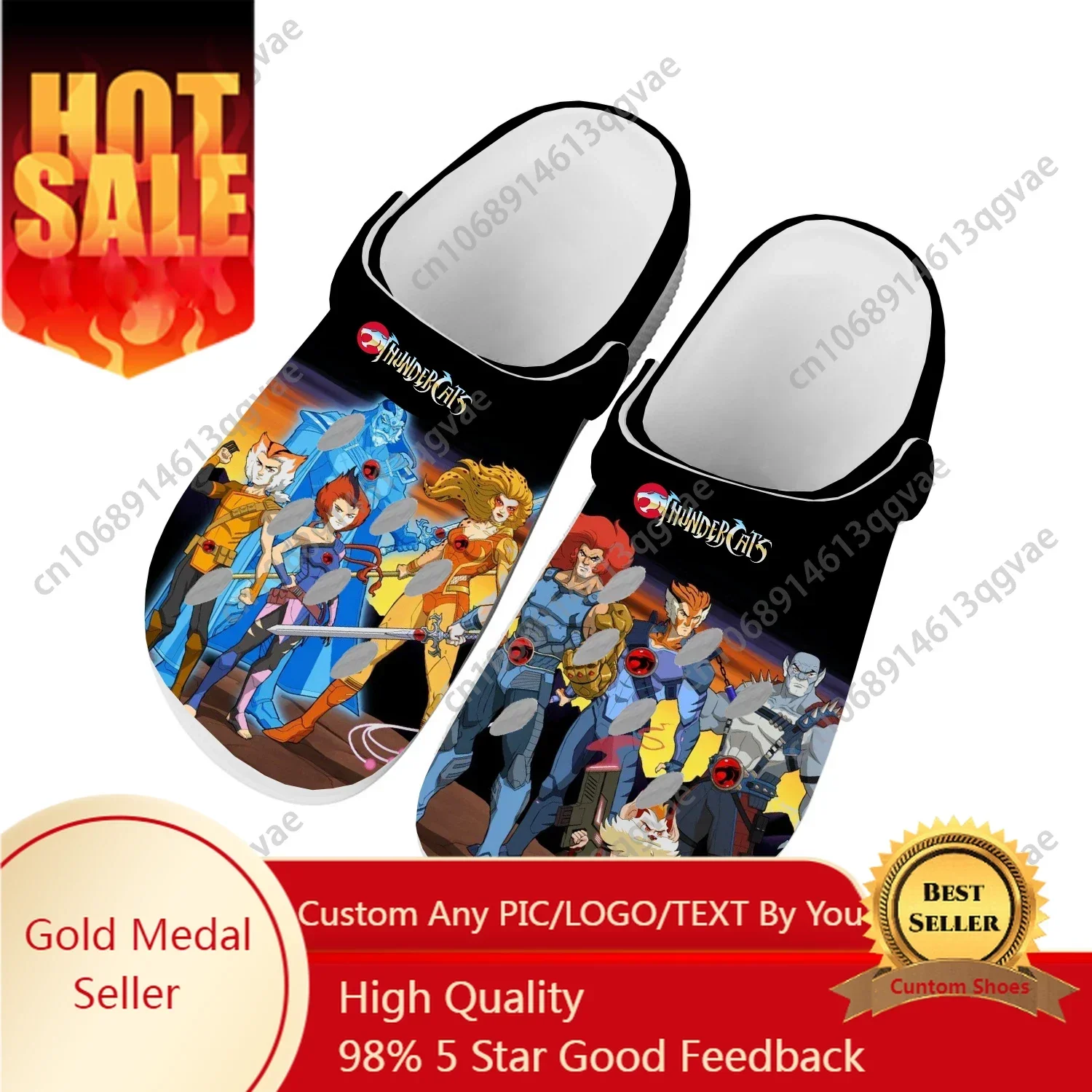 

Thundercats Home Clogs Men Women Youth Boy Girl Customize Water Shoes Lion O Anime Cartoon Garden Beach Hole Slippers Sandals