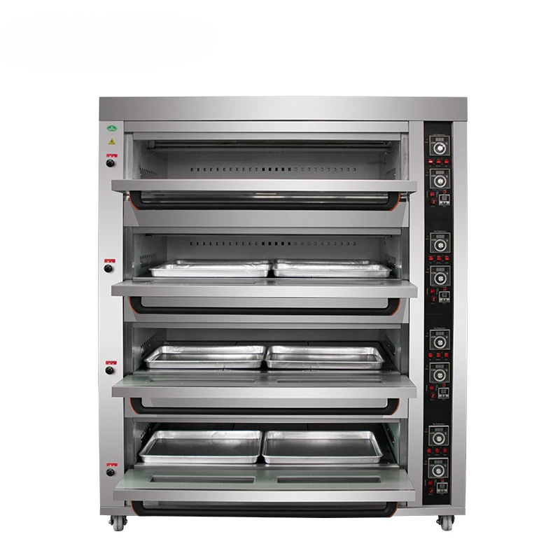 

Large gas oven, multifunctional four-layer pizza cake moon cake baking oven, bakery oven commercial oven