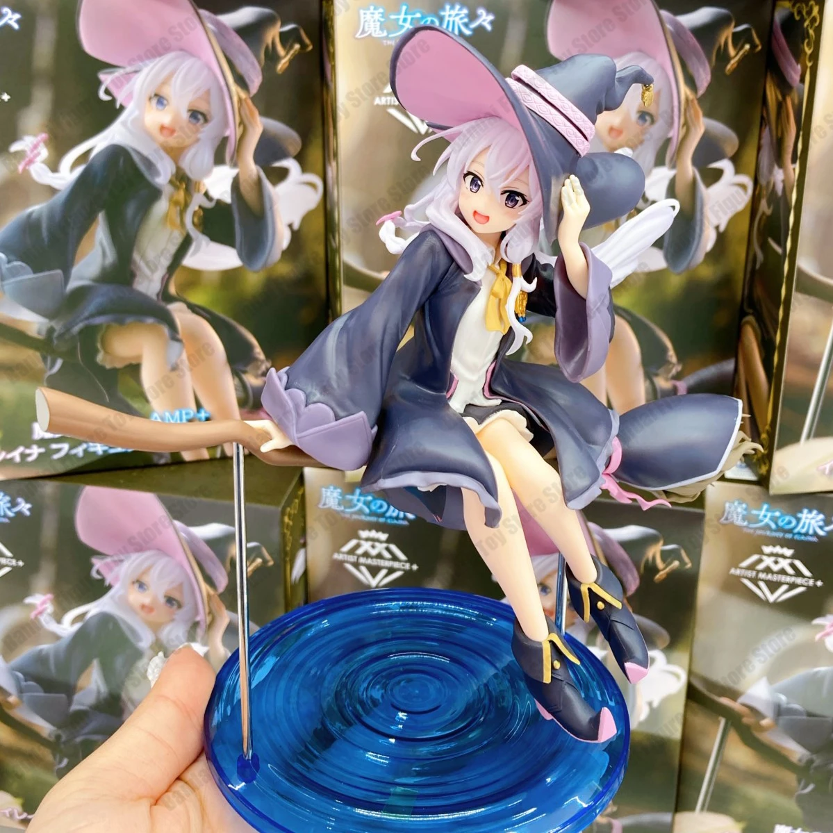 Amp Elaina Figure Wandering Witch: The Journey Of Elaina Figurine Original Taito 20cm Model Pvc Anime Doll Toy Gift