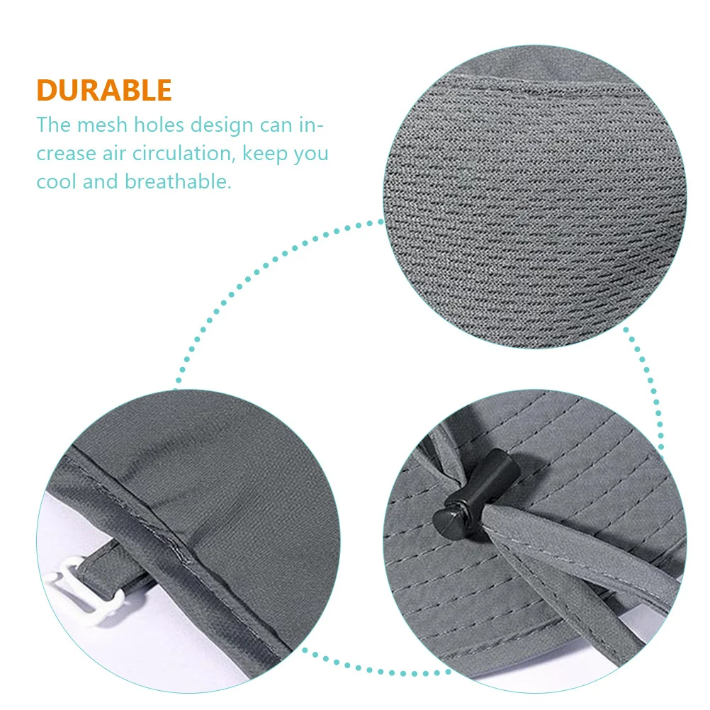 

1 set Fishing Hat Men Breathable Sunshade Wide Brim Uv Protection Outdoor Hiking Camping Sun Hat For Men Lightweight Adjustable