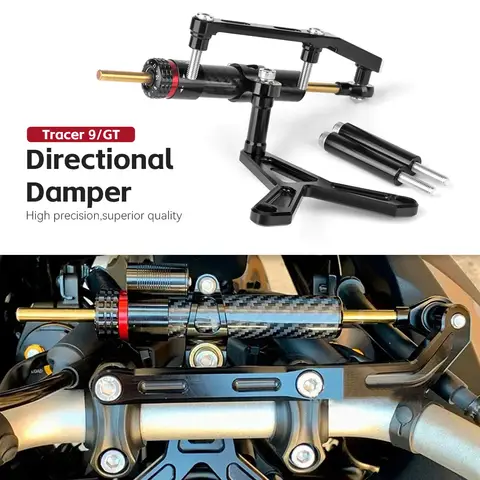 2023 Yamaha Tracer 9 GT TRACER9 gt 2021 2022 오토바이 안정기 스티어링 댐퍼 브래킷 장착 키트 지원 액세서리