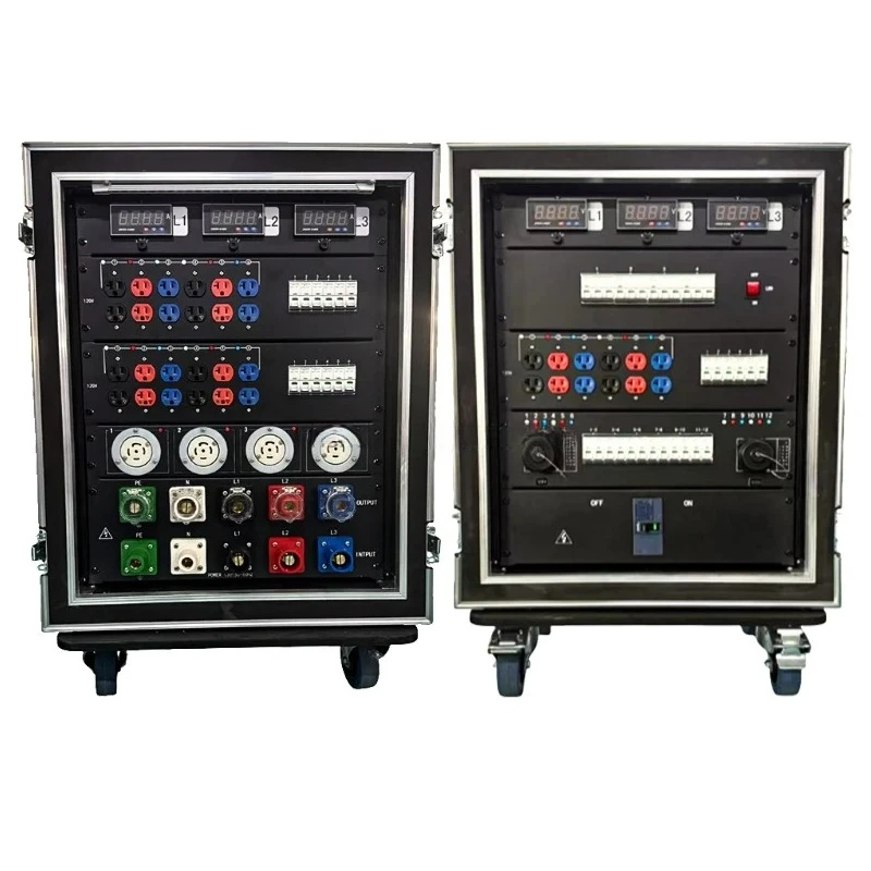 

Power Distro 14U 34 Way 3 Phase Power Distribution Equipment 400Amp Stage Power Distribution Box(Customizez,Inquiry ship fee)