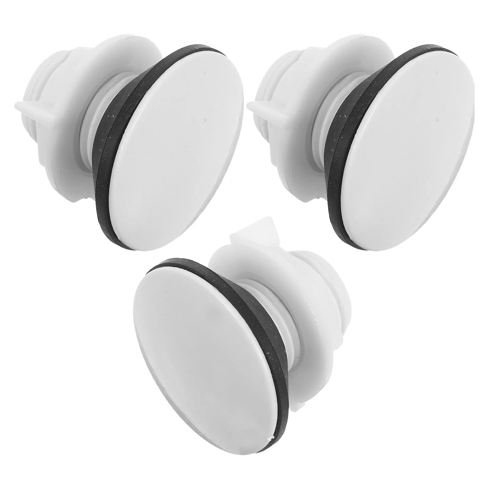 

3Pcs Toilet Seat Screw Fixing Set with Washers and Nuts for Wc Lid Fastening Strong Stainless Steel Toilet Installation