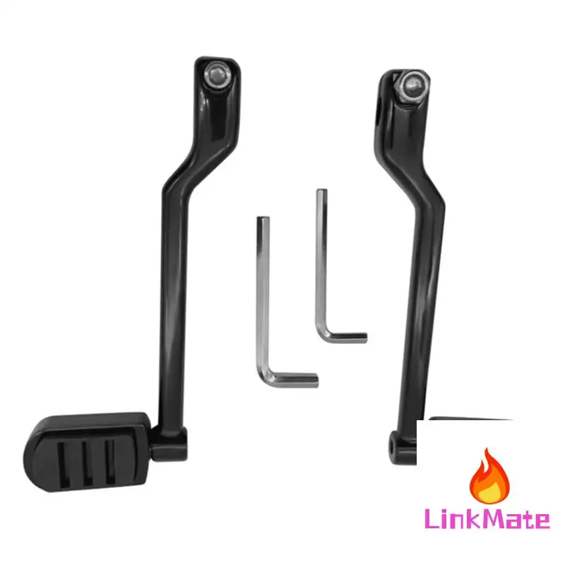 

Motorcycle 2 Pcs Heel Toe Lever Shift Pegs Rear Levers With Shifter Pedals For Softail Fat Boy Road Glide Trike