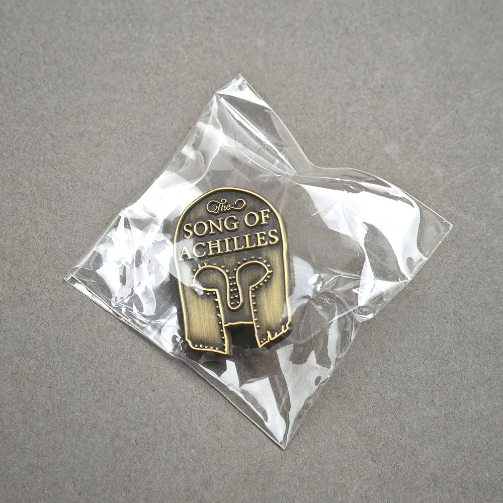 Der Lied von Achilles Metall-Emaille-Anstecker Buchbrosche Griechische Mythologie Helm-Abzeichen Madeline Miller Booktok Fan-Geschenk – Detail 12