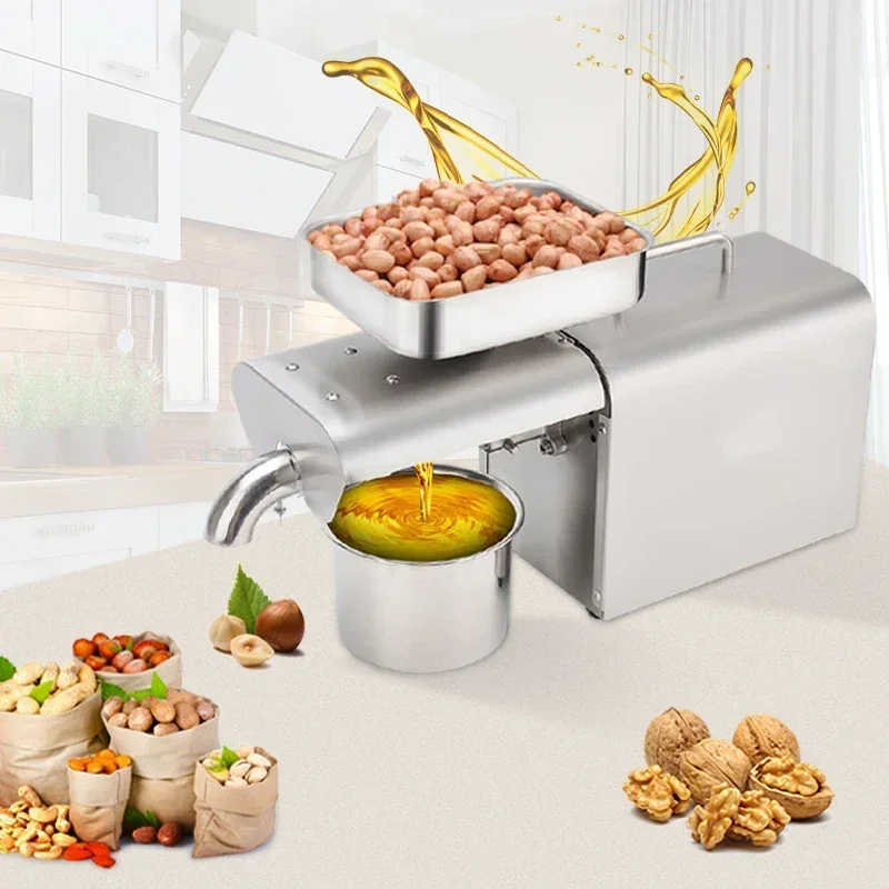 가정용 전기 오일 프레스 추출 기계, 차가운 뜨거운 땅콩 참깨 유채, 호두, 코코넛, 팜, 옥수수, 올리브, 새로운 디자인