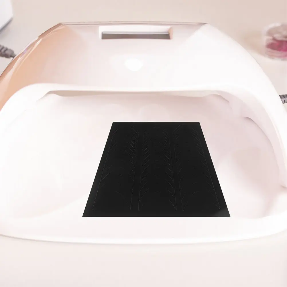 

4 Sheets French Tip Nail Stickers Paper French Manicure Stencils Easy Apply Remove Adhere Securely Comfortable DIY Nail Art