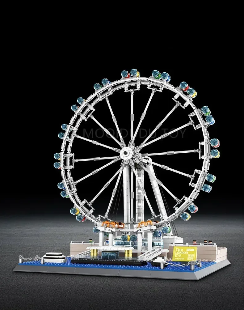 

Creative City London Ferris Wheel Building Blocks Toy World Famous UK Eye Building Bricks DIY Romantic Toys for Kids Girl Gift