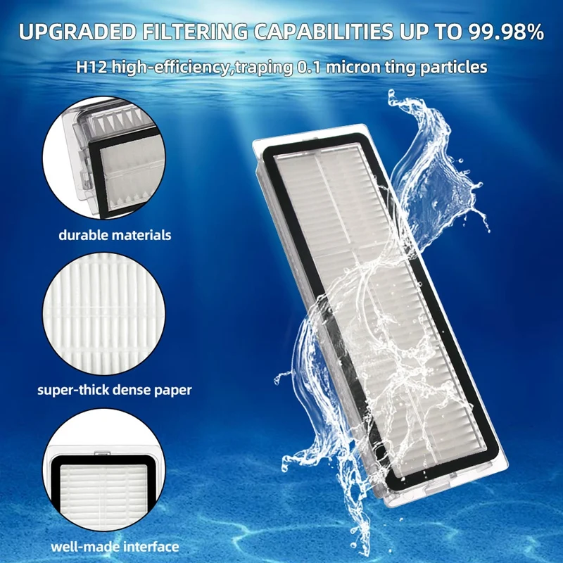 ●For Robot Vacuum Mop 2C Cleaner XMSTJQR2C Replacement Spare Parts Accessories Main Brush Side Brush Mop Rag-ABFB view 6
