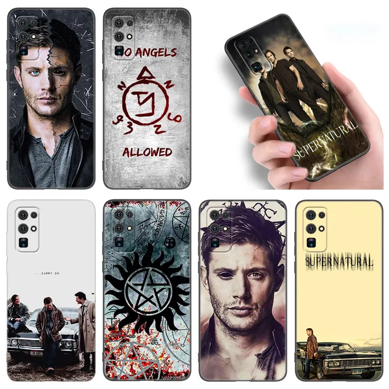 Supernatural Tv Show Phone Case For Huawei Nova 5T 7 8 9 7i 8i Honor 30S 50 60 70 Mate 10 20 Lite 40 Pro Plus SE TPU Black Cover