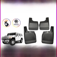 Black Plastic Mudguards for Hummer H2 H3 Car Tire Accessories Modification Exterior Parts Compatible with at Automatic Gearbox
