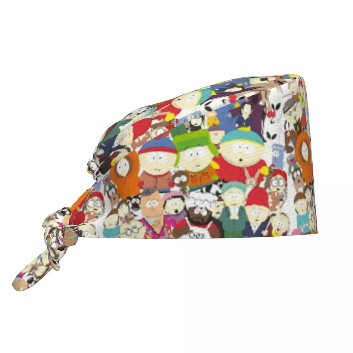 

Медицинские шапочки-бини SouthParks: унисекс, для медсестер, в стиле Y2K, милые, дышащие, с держателем для длинных волос, рабочие шапки