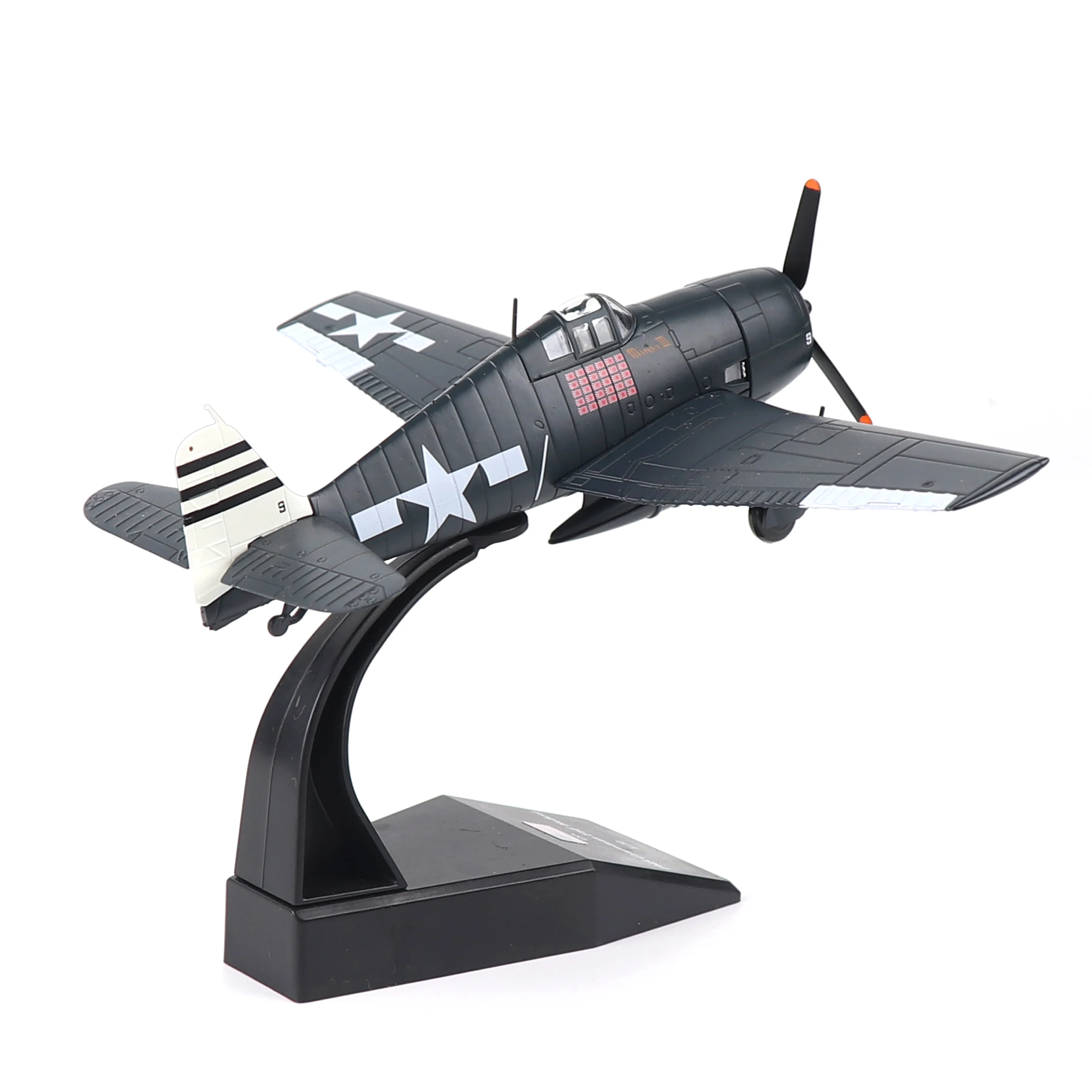 

NUOTIE 1/72 F6F Hellcat Classic Fighter Diecast Alloy Model with Stand Prebuilt for Collection & Gift