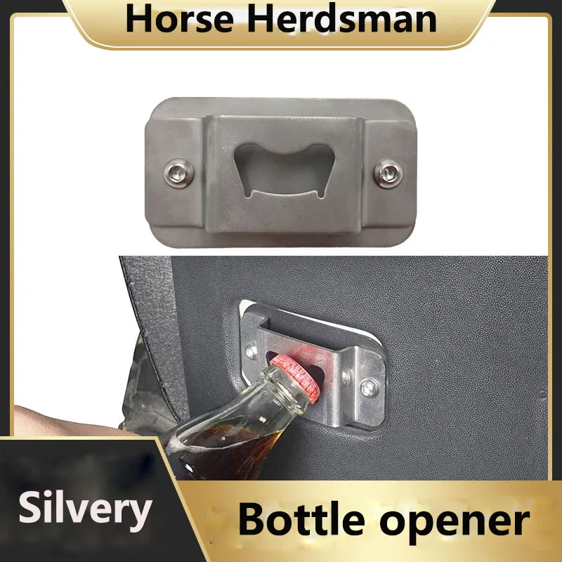 

Car Modification Accessories for Jeep Wrangler JK 2007- 2017 License Plate Frame Mouth Bottle Opener and Tailgate Bottle Opener