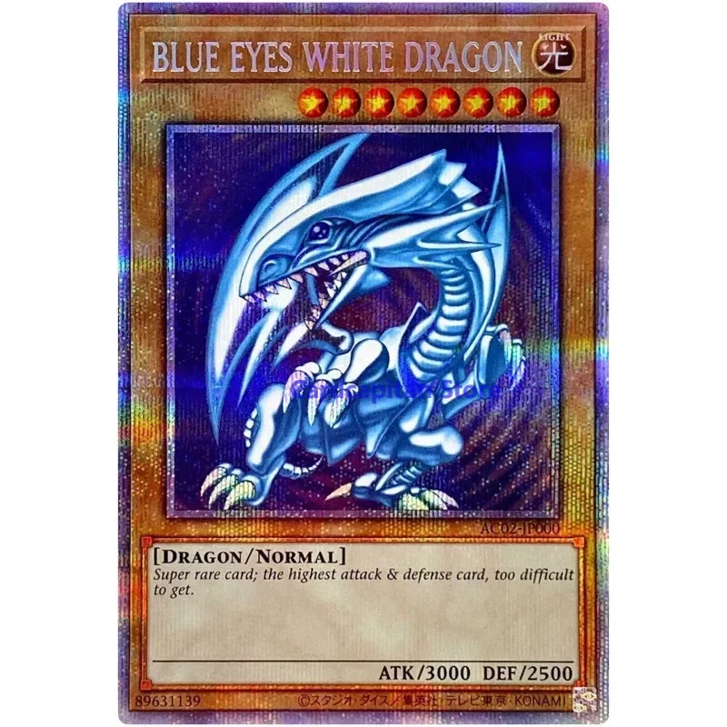 

Yu-Gi-Oh Blue-Eyes White Dragon - Prismatic Secret Rare AC02-JP000 - YuGiOh Card Collection Japanese