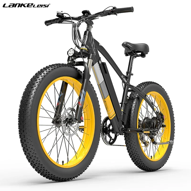 EU  warehouse stock LANKELEISI XC4000 1000w fat tire 48v 17.5ah 26 inch mountain