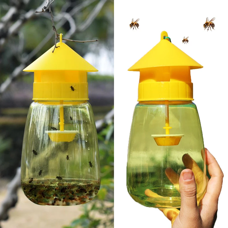 1/5pcs Garden Fruit Fly Trap Killer plastic Drosophila Trap Fly Orchard Anti Fruit Catcher Control Fly Bee Insect Pest Tools