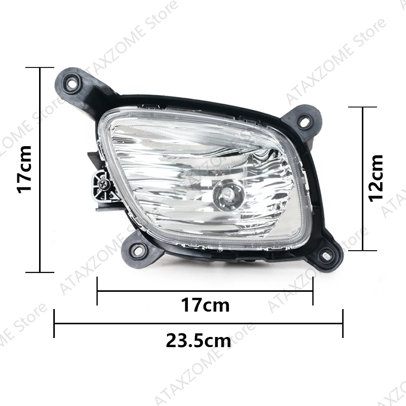 Daytime Running Light For Kia Picanto 2015 2016 2017 DRL Fog Lamp Front Bumper Fog Light Cover 865271Y540 865281Y540