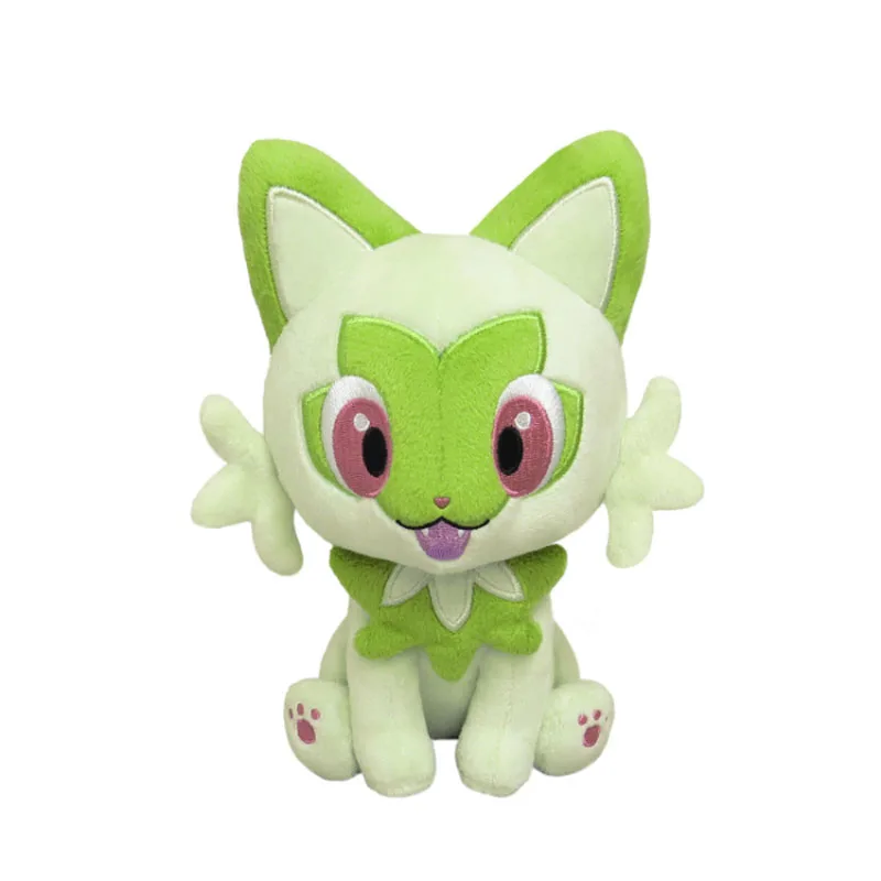 

New Original Pokemon SANEI Sprigatito Plush toys dolls Children's birthday Presents