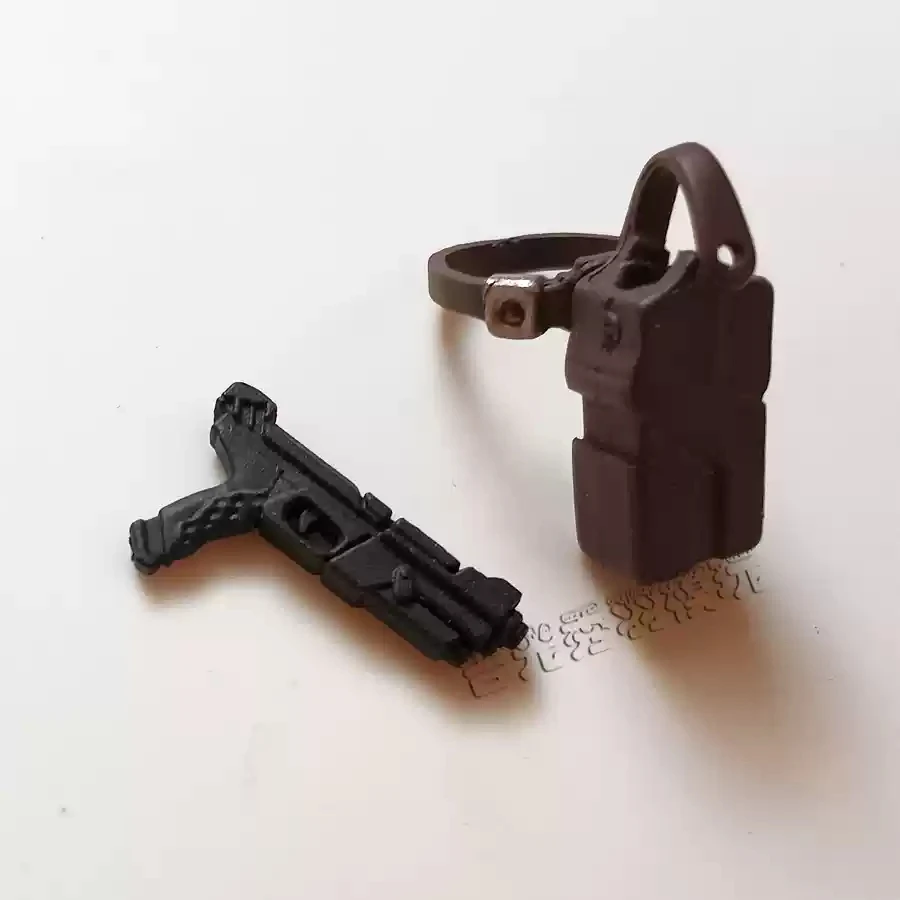 البضائع السائبة 1/18 مقياس الجندي حزام مسدس خنجر تلسكوب الجليد الفأس الفأس نموذج الملحقات صالح 3.75 بوصة عمل الشكل الجسم الهدايا