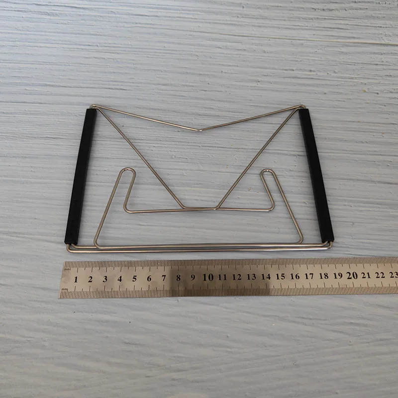 Steel Wire Portable Reading Frame Folding Bookend Music Stand Reading Book Holder Rack