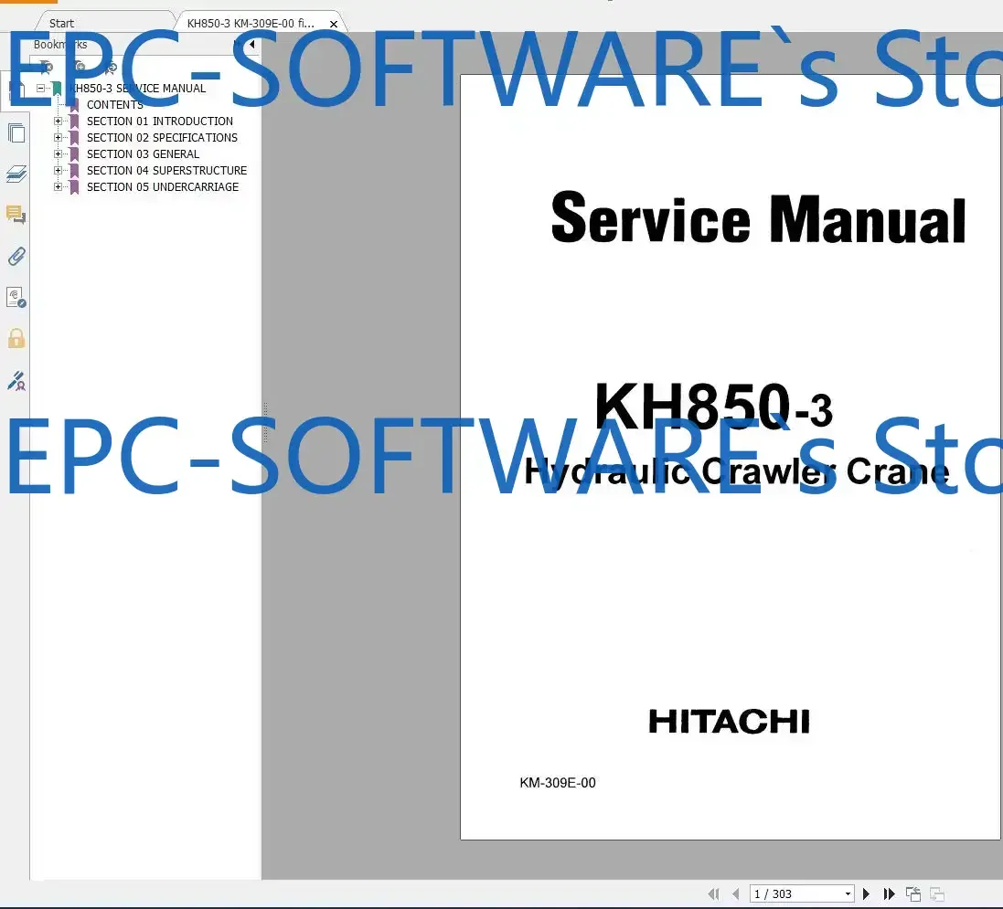 

Hitachi Crawler Crane, 3,05 ГБ, полная все модели, руководство по магазине DVD