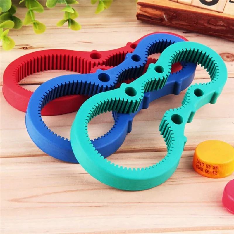 Multi Bottle Opener Portable Jar Lids Can Tin Handy Flexible Twister Rubber Screw Grip Cap Device Easy Install Easy To Use Green