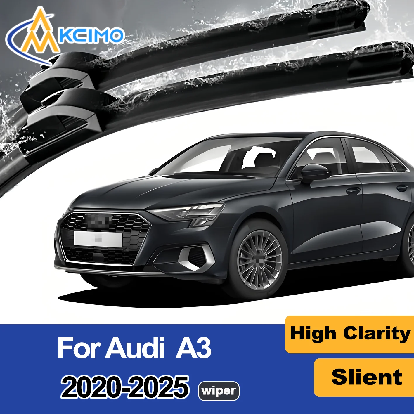 

2PCS New Front Wiper Blades for Audi A3 8Y 2020-2025 S4/RS4 Front Windshield Auto Wipers Blade Accessories 2025 2024 2023 2022