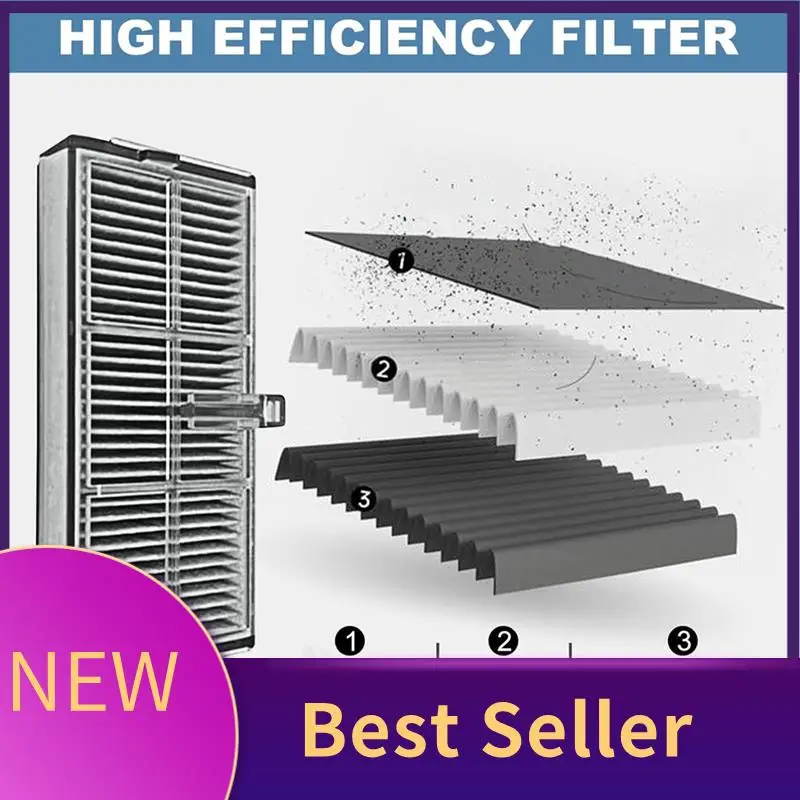 

B46C 50PCS Replacement Parts Fordreame X40 Master Vacuum Cleaner Accessories Main Side Brush Mop Cloth Dust Bag HEPA Filter