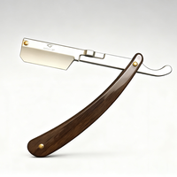 Stainless Steel Folding Shave Knife Beard Straight Razor Hair Dressing Tool Men Manual Convenience Hair Trimmer Shaver Barbeador