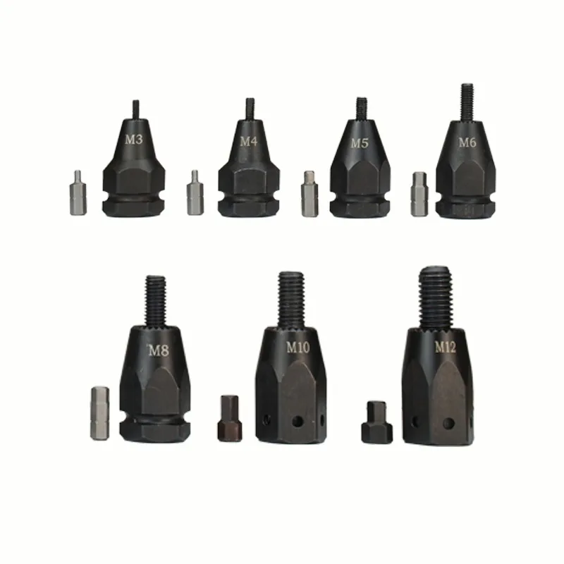 High Power M3-M12 Brushless Full Automatic Cordless Lithium Electric Pull Screw Nut Gun Portable Pulling Blind Nut Riveter Tools