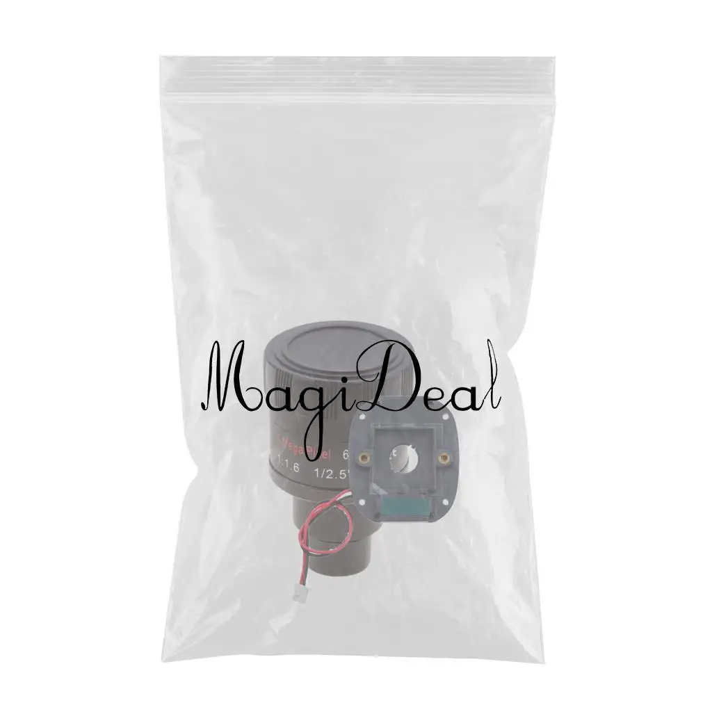 M12 IR Cut Dual Filter Switcher for CCTV Camera with 5MP Infrared Varifocal Zoom Lens 6-22mm Manual Focus Fixed Iris