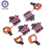1Pc MG90S 180° 360° Micro Metal Gear High Speed Servo For RC Plane Helicopter Boat Car Mini Servos Kids Toy Accessory