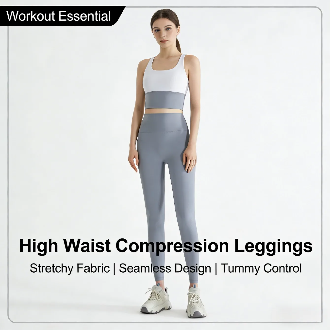 

Женские брюки для йоги в европейском и американском стиле с подтяжкой бедер, эластичные тренировочные брюки для коррекции живота без верблюжьего пальца длиной 7/8