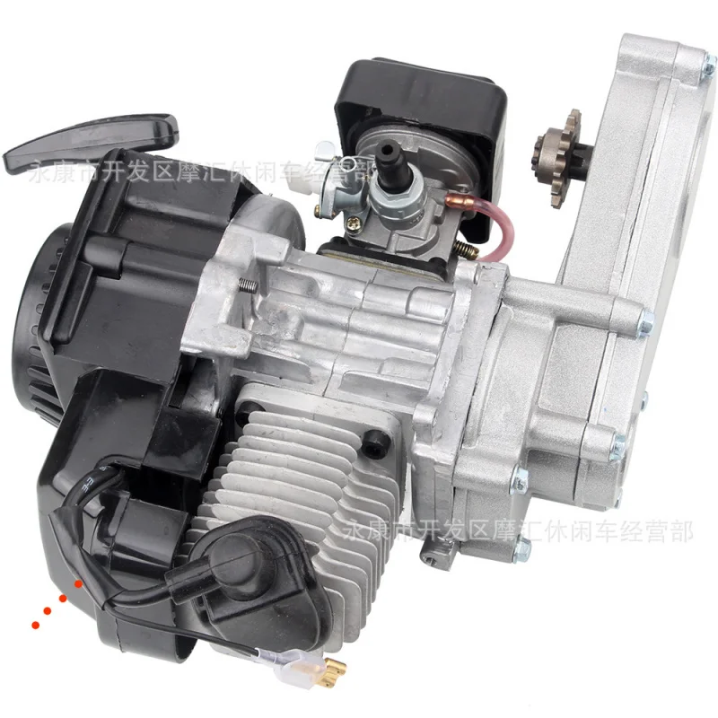 

Mini Motorcycle Accessories Plastic Hand Pull49CCSmall off-Road Rotary Trochoidal Engine Gasoline Engine with Gearbox gas engin