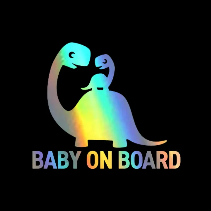 

Car sticker creative funny car sticker dinosaur car baby car window warning sign pvc waterproof sunscreen 15cm