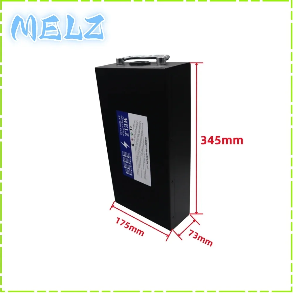 Air fast transportation New Full Capacity Power 18650 Lithium Battery 52V 20ah-100ah Lithium Battery Pack Suitable for 250-2000W