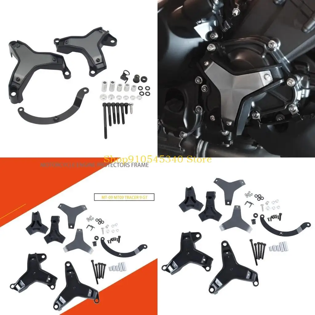 

U2JA Motorcycle-Crash Pad Falling Protection-Engine Protectors Guards Frame Sliders Anti-Crash Pad for MT-09 MT09 Tracer 9 GT