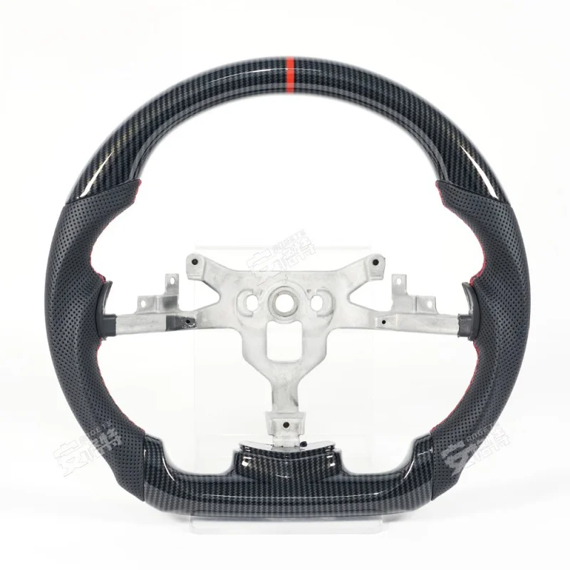 Suitable for  Chevrolet Corvette C6 07-13 steering wheel modification and upgrade with wood grain carbon fiber pattern