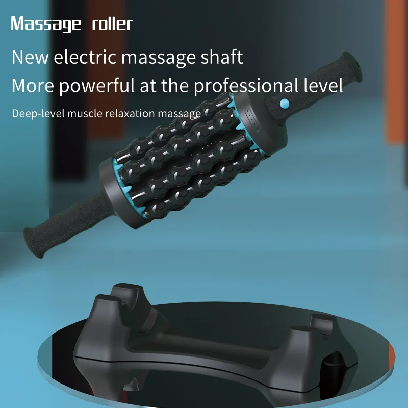 Handheld Percussive Massager, 360 Rotating Fascia Body Roller, Lymphatic Drainage Muscle Relaxation, Deep Tissue Massage Tool