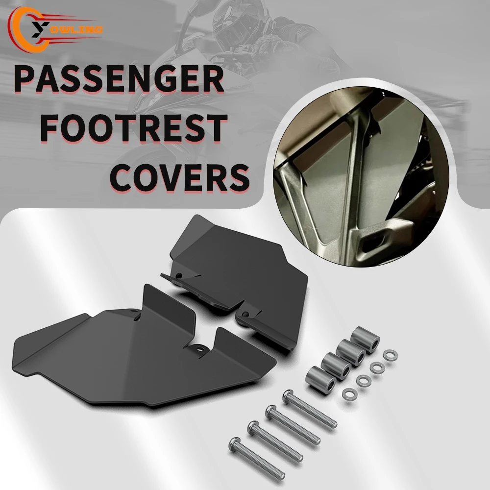 

Motorcycle Rear Seat Foot Pedal Mudguard Fender Recess Cover For BMW R1200GS R1250GS R 1200 GS LC ADV GS1250 Adventure 2014-2023