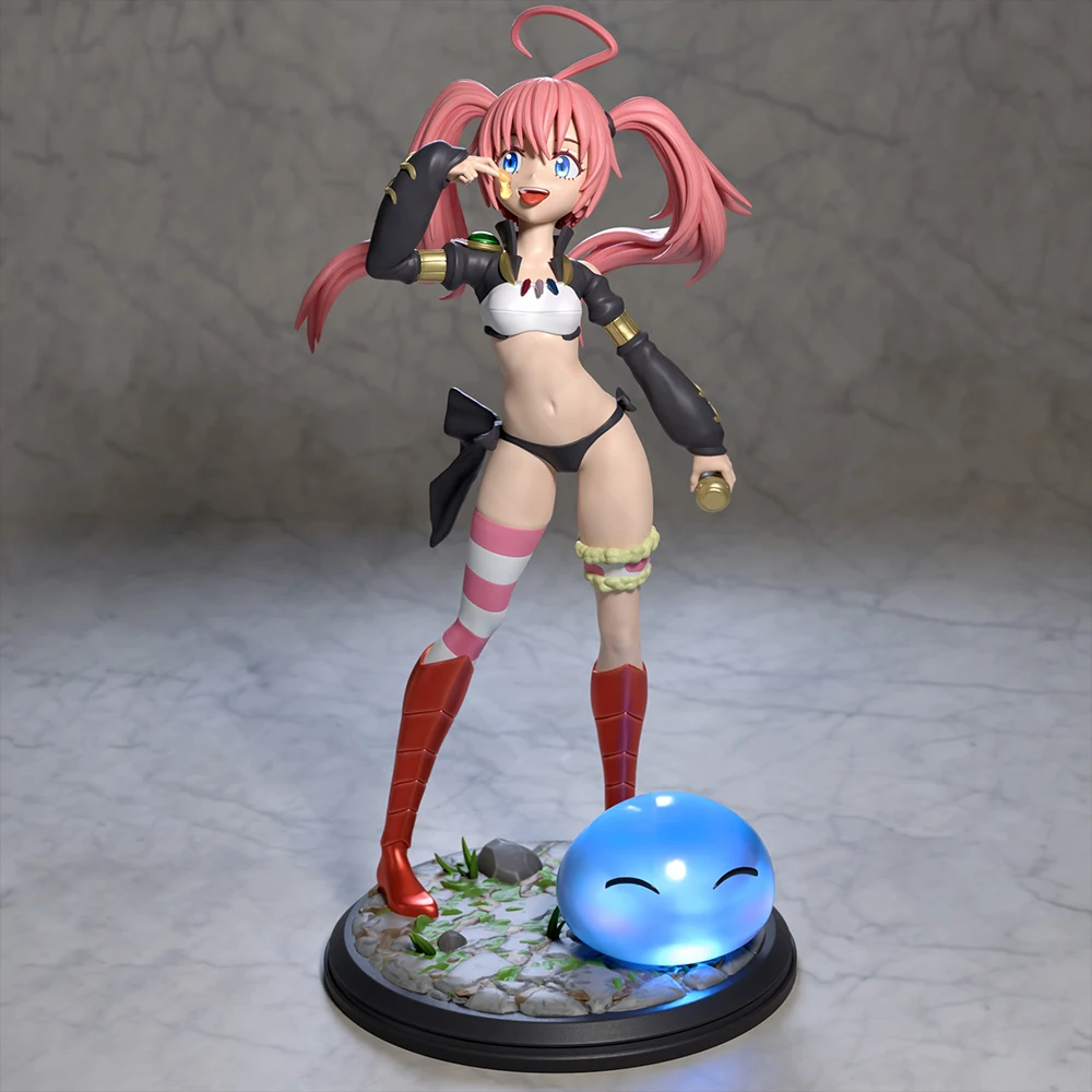 

NSFW BelleDemon King Girl 1/24 Scale Resin Figure Model Kit Rabbit Unassembled Unpainted Doll 3D Printing DIY Statue Crafts Toy